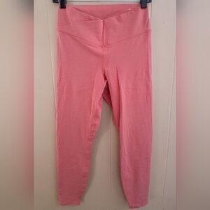 Extra High Cross Waist Old Navy Active Powerchill Leggings, Soft! M, Melon Color